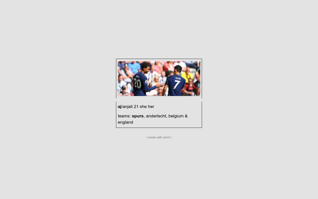 Carrd profile picture for @spurs
